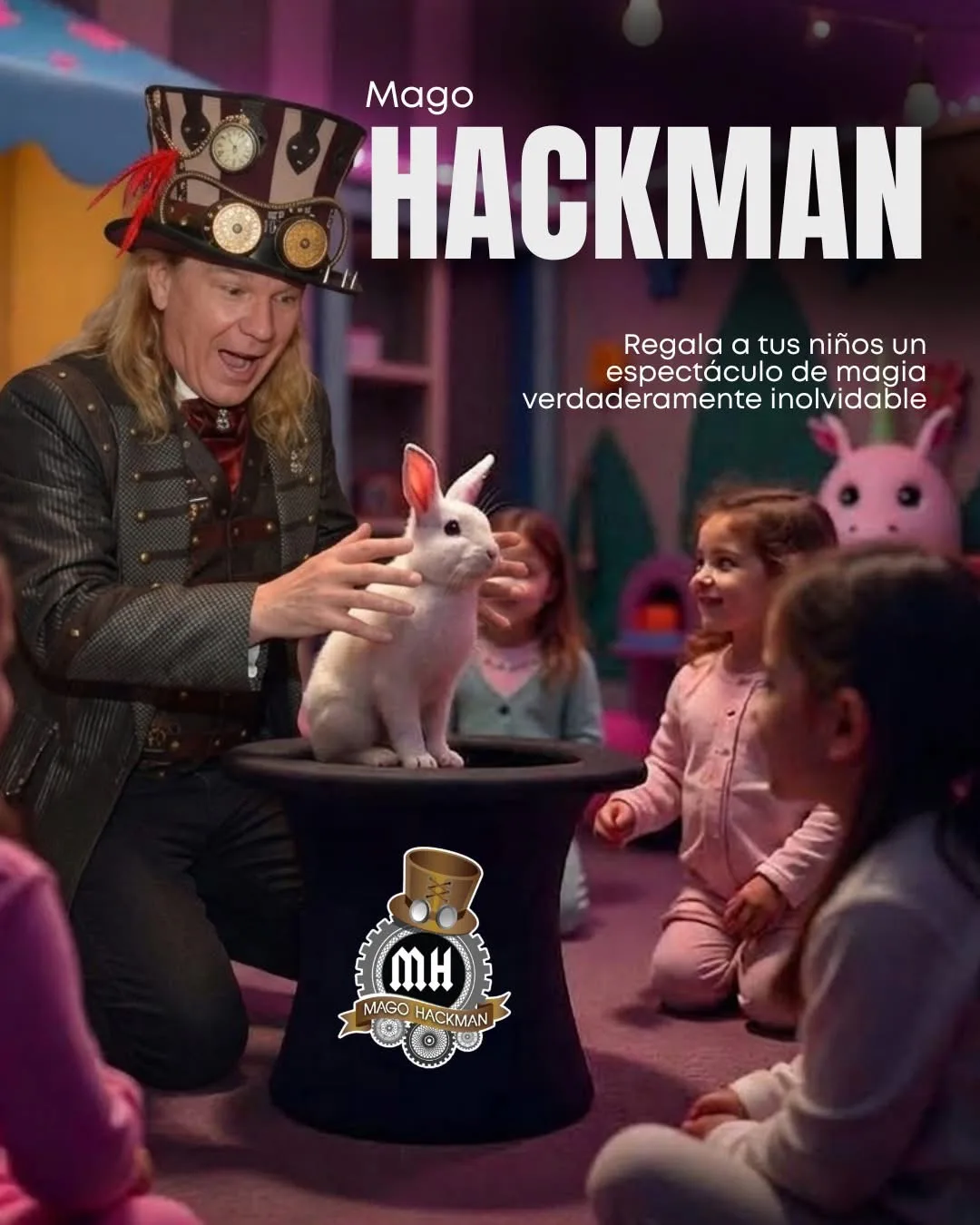 Show de magia para niñas y niños